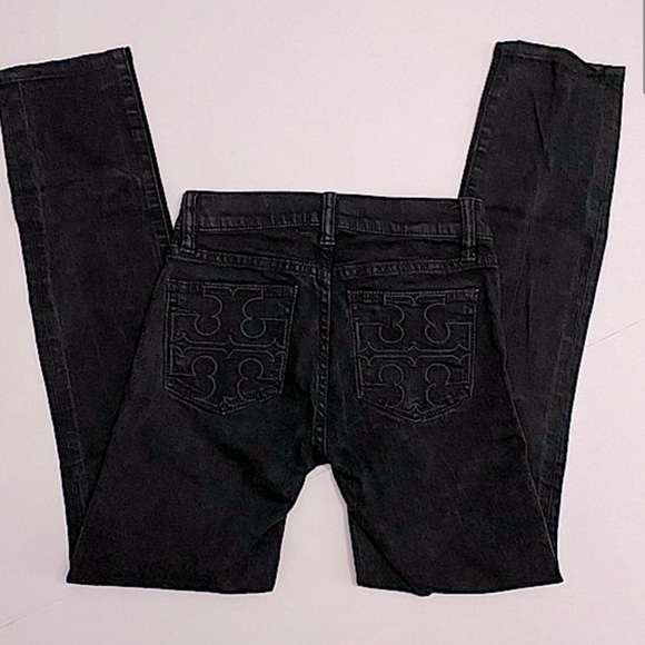 Tory Burch Black Super Skinny Jeans - Picture 3 of 8